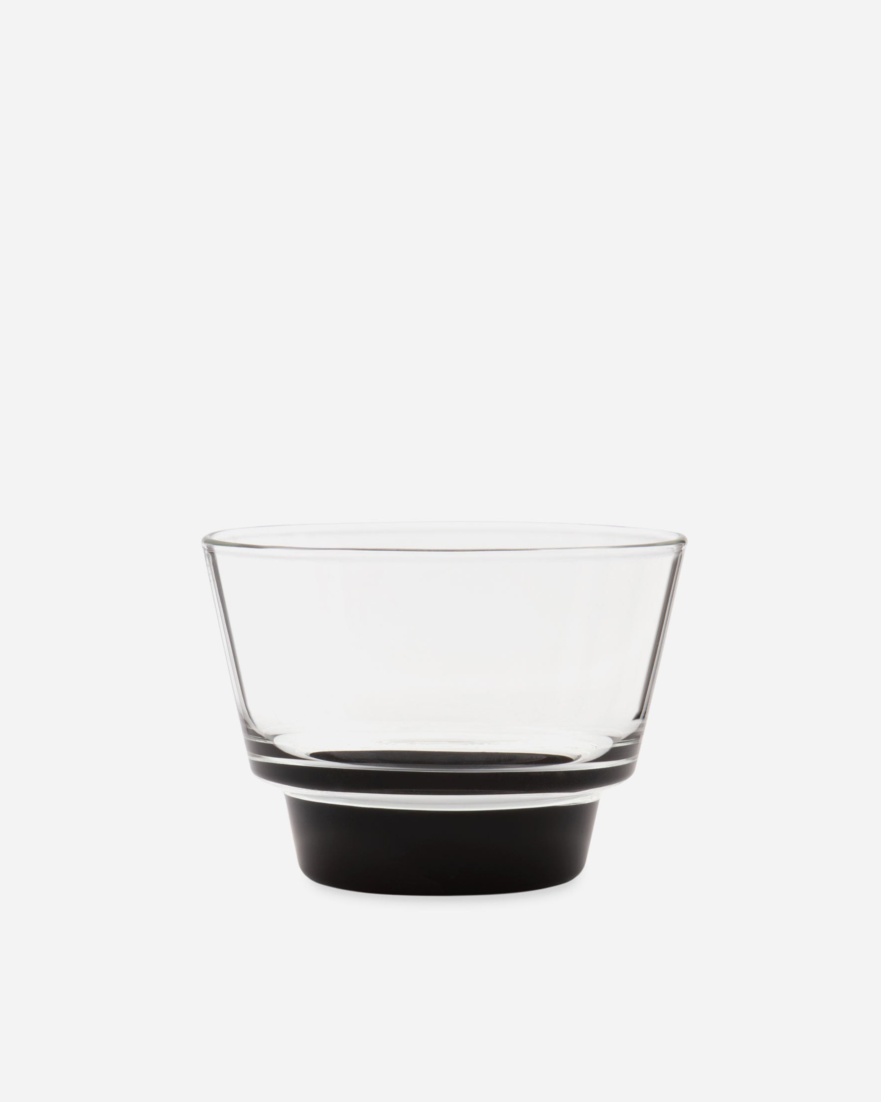 Cirrus Stackable Glass (Black) - Set of 2