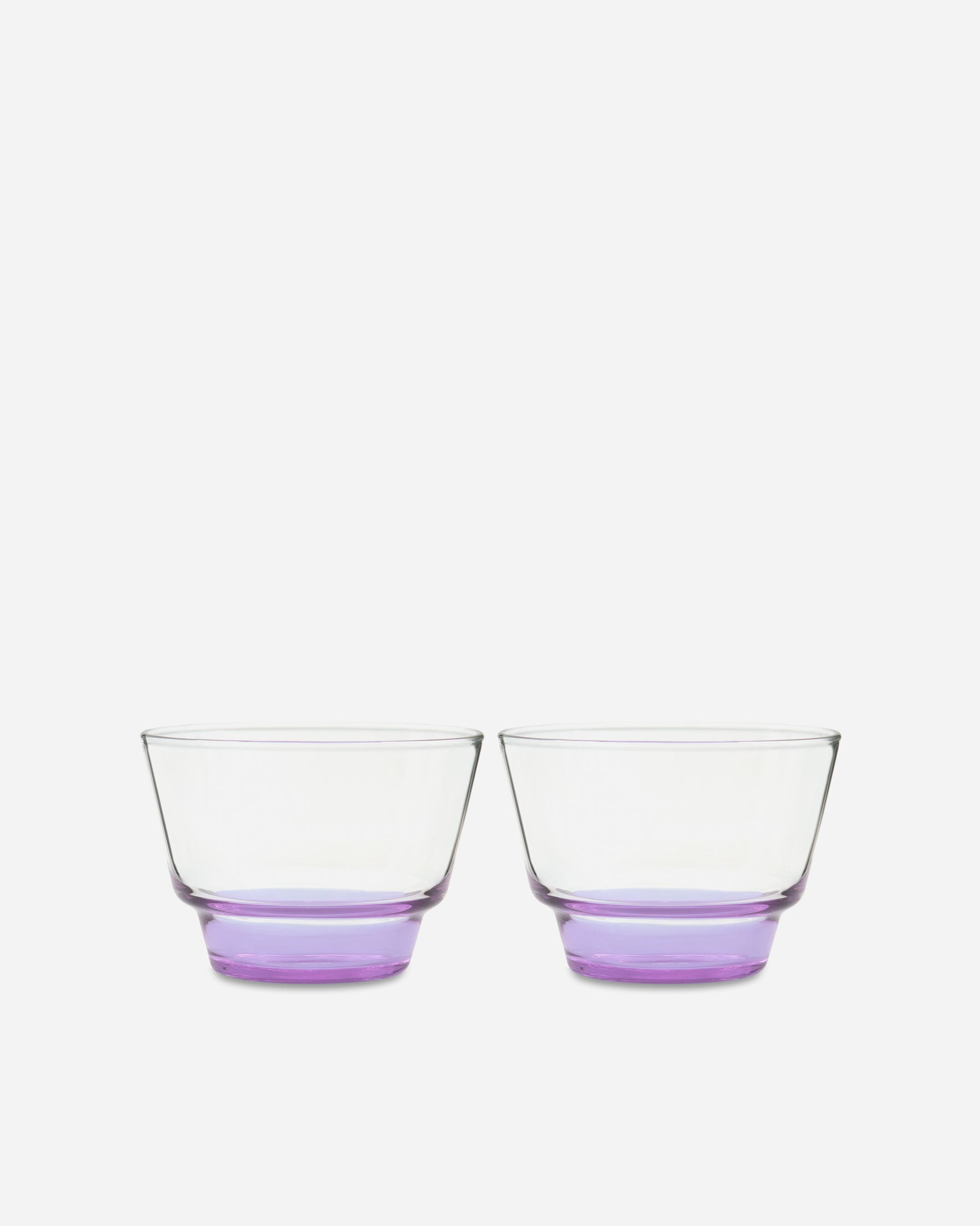 Cirrus Stackable Glass (Purple) - Set of 2