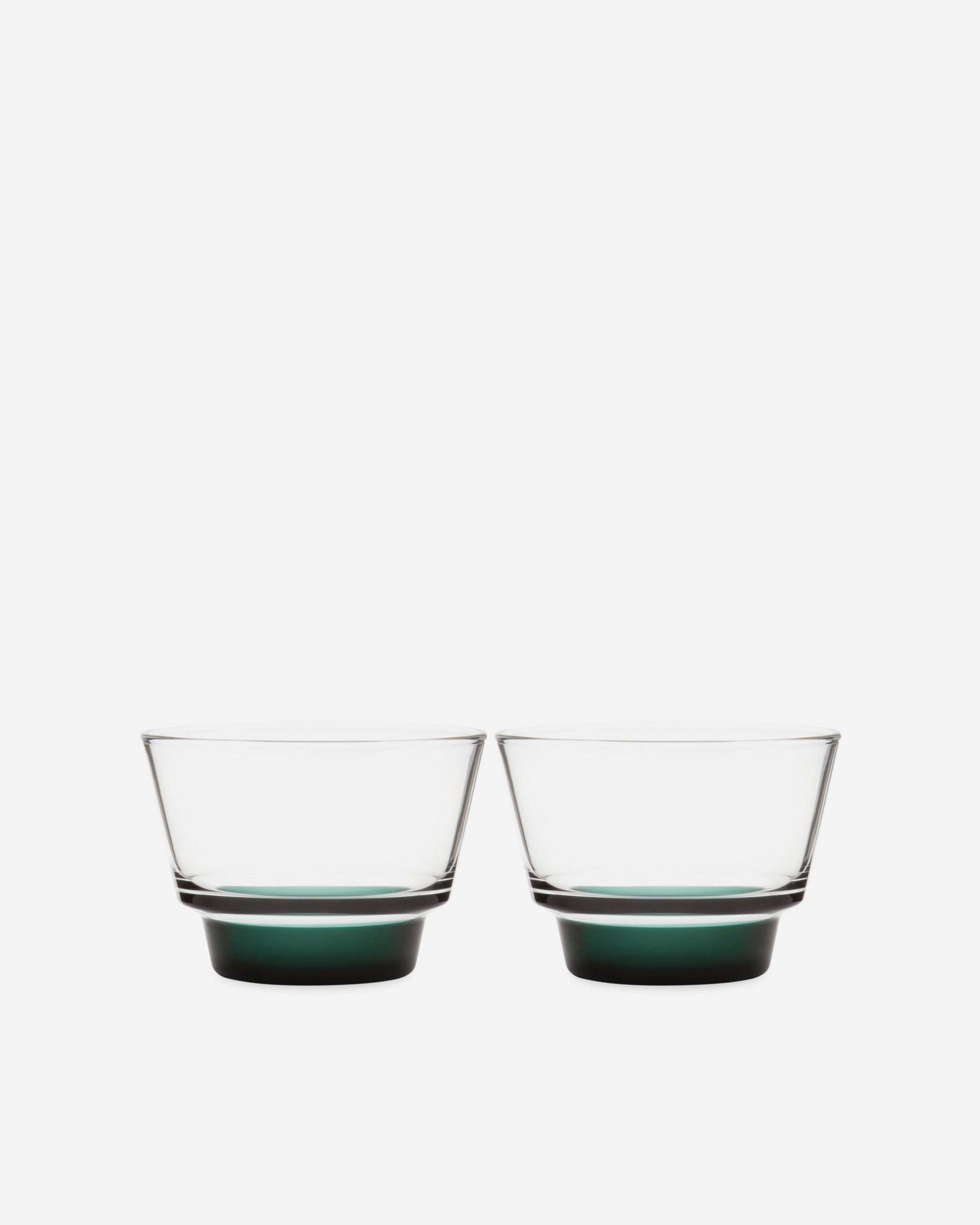 Cirrus Stackable Glass (Teal) - Set of 2