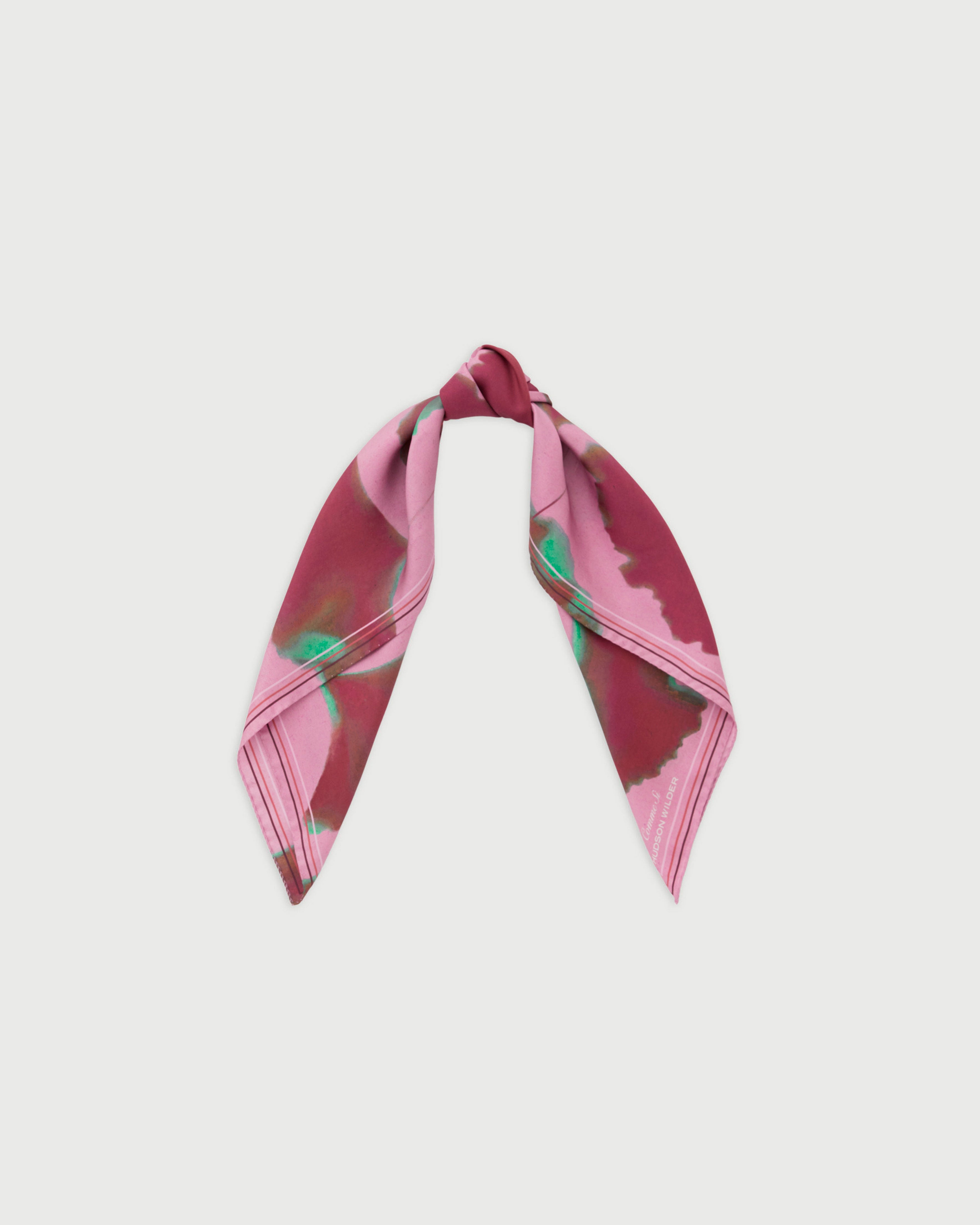 Hudson Wilder x Comme Si Ginko Leaf Silk Scarf