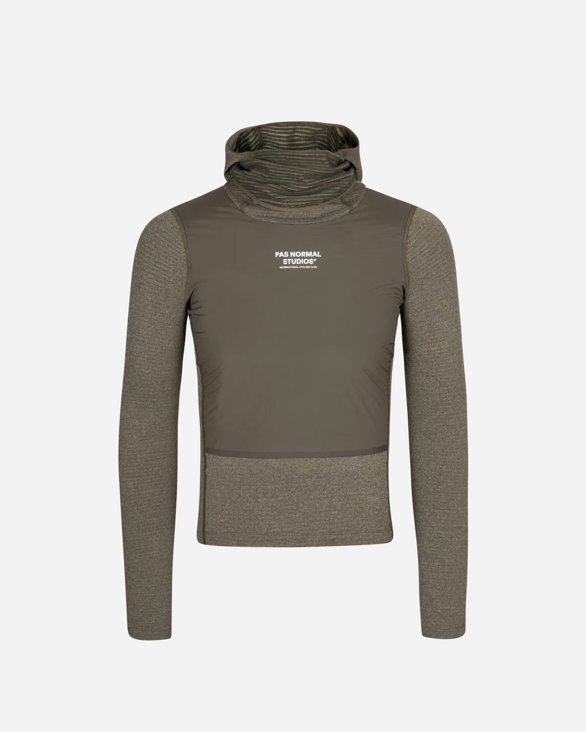 PNS - Men's Thermal Hooded Windproof Base Layer - Dark Stone
