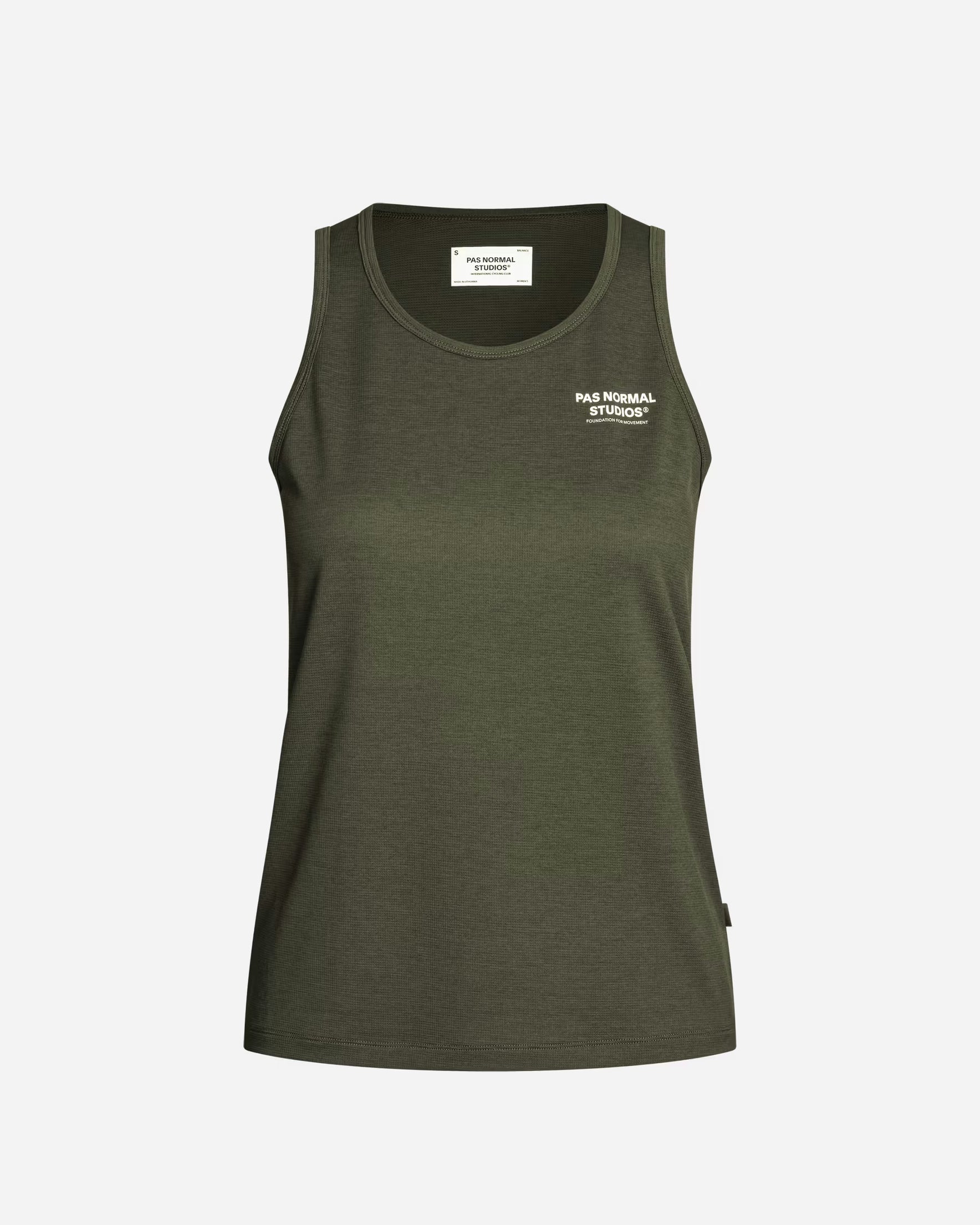 PNS - Women's Balance Singlet - Dark Olive