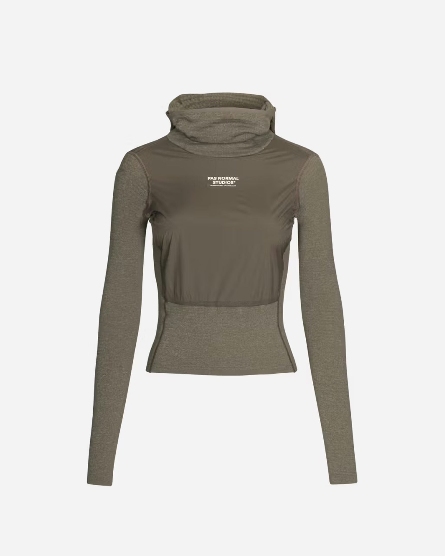 PNS - Women's Thermal Hooded Windproof Base Layer - Dark Stone
