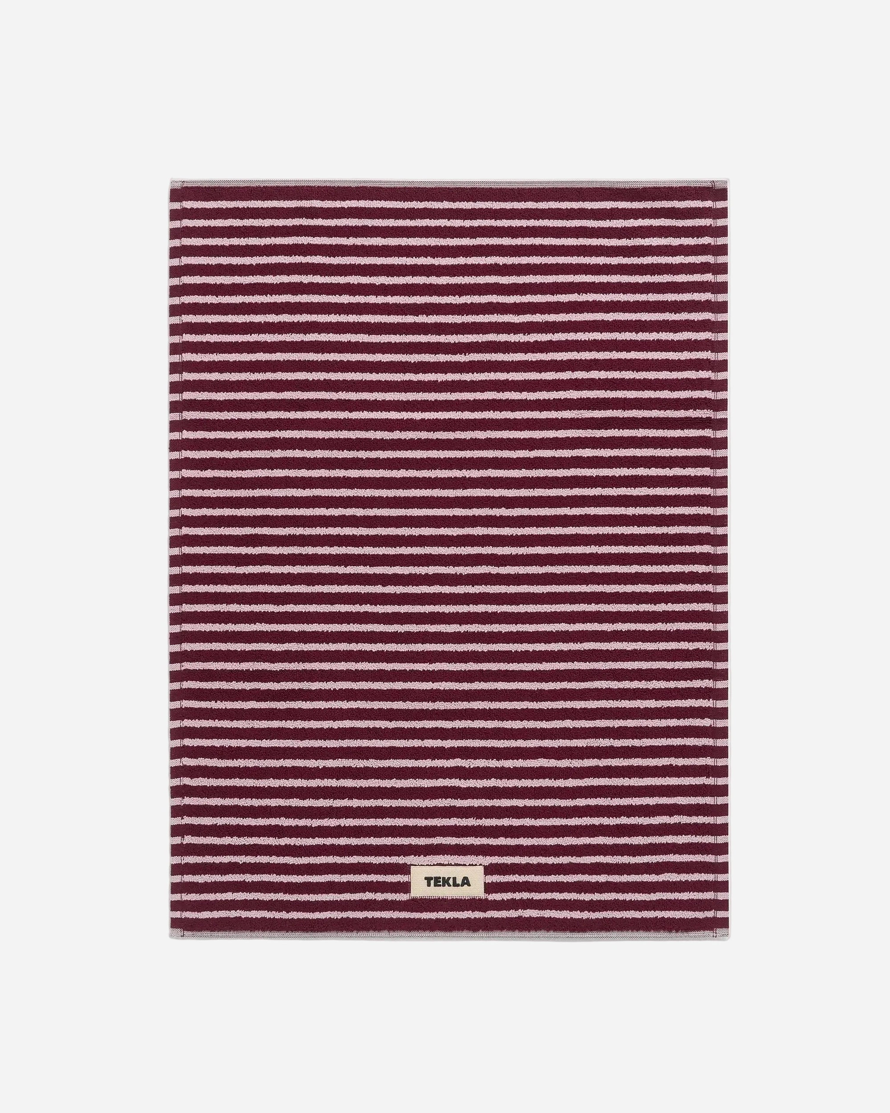 Tekla Bath Mat - Red + Rose