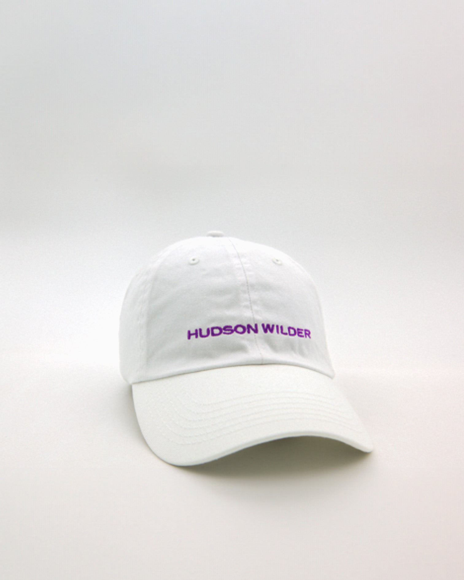 Hudson Wilder Logo Hat - White/Purple